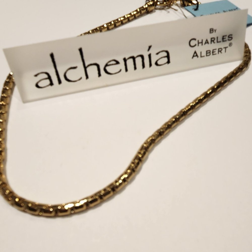 GOLD achemia Necklace by Charles Albert